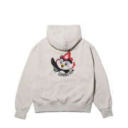 BDNS x T1 Ati Zip-up Hoodie Oatmeal