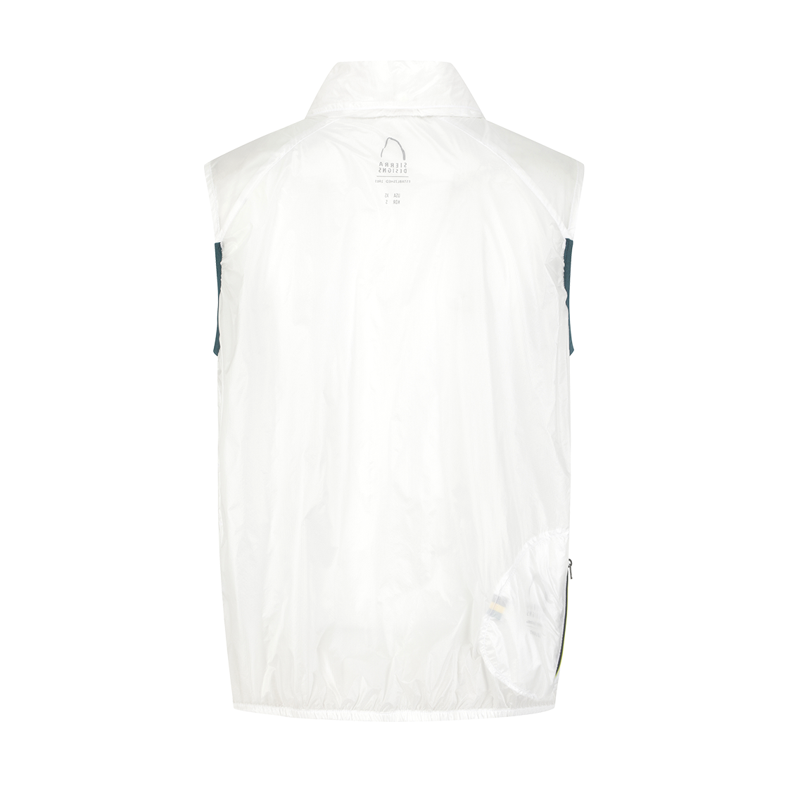 시에라디자인 W 에어피크 초경량 윈드쉘 베스트 화이트(SIERRA DESIGNS W AIRPEAK Ultra Light Windwhell Vest White) - 2