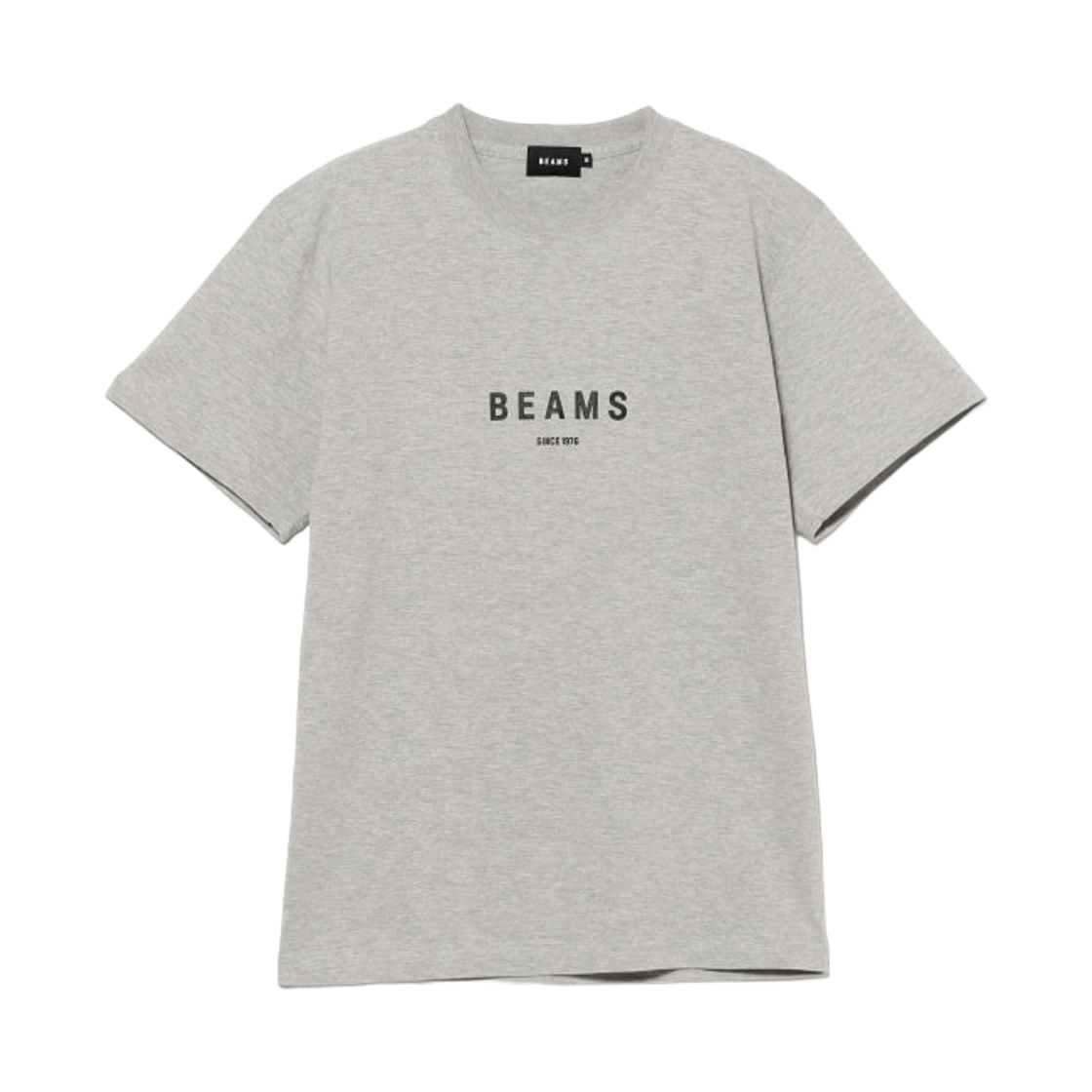 빔즈 로고 티셔츠 탑 그레이(Beams Logo T-Shirt Top Grey)