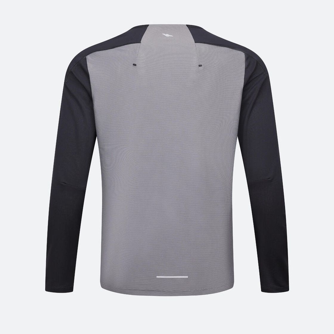 데카트론 남성 러닝 긴팔 티 런 드라이 500 카본 그레이(DECATHLON Men's Running Long-Sleeved T-Shirt Run Dry 500 Carbon Grey) - 3