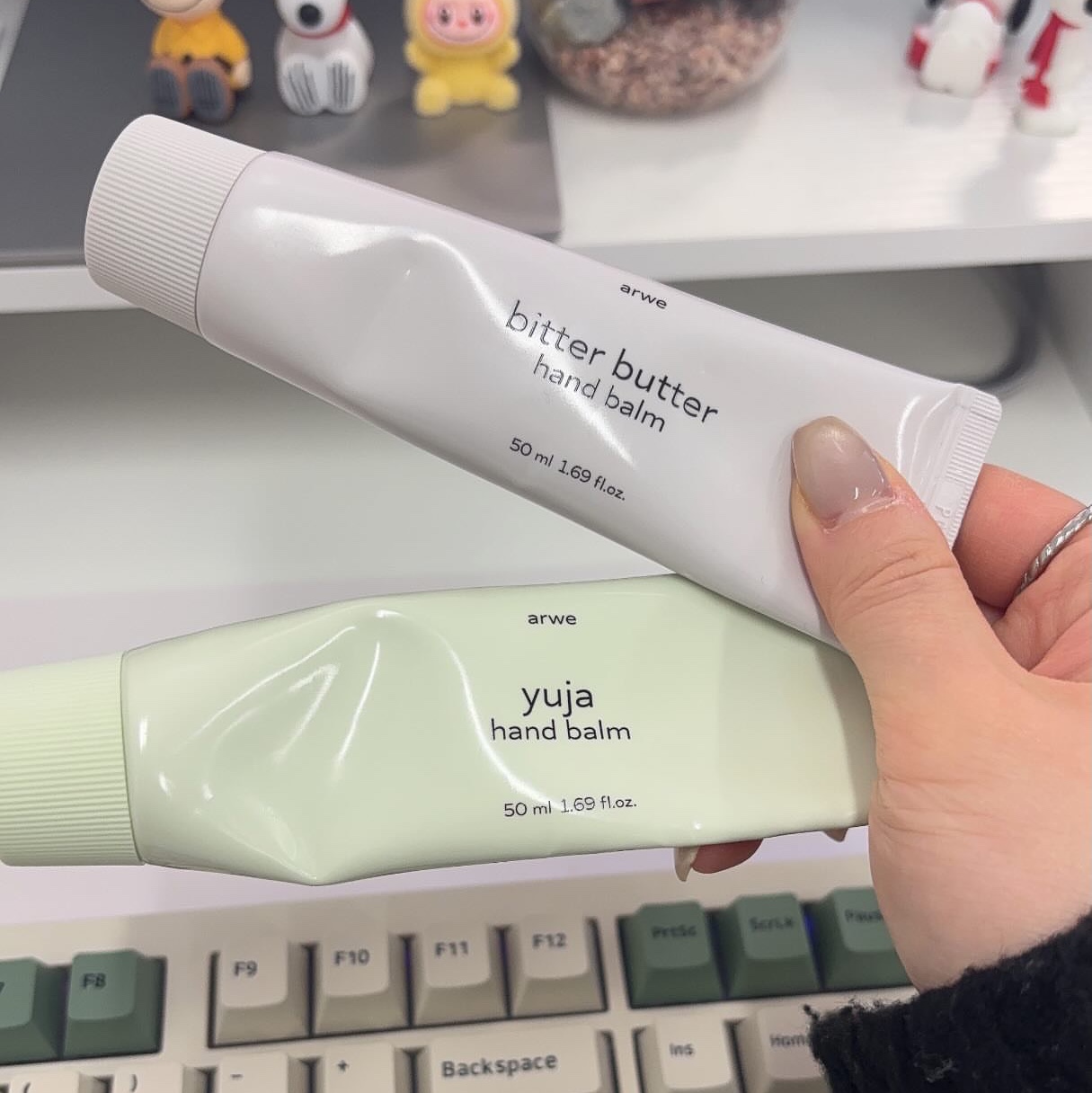 ARWE Yuja Hand Balm 50ml, ARWE Bitter Butter Hand Balm 50ml 착용 스타일