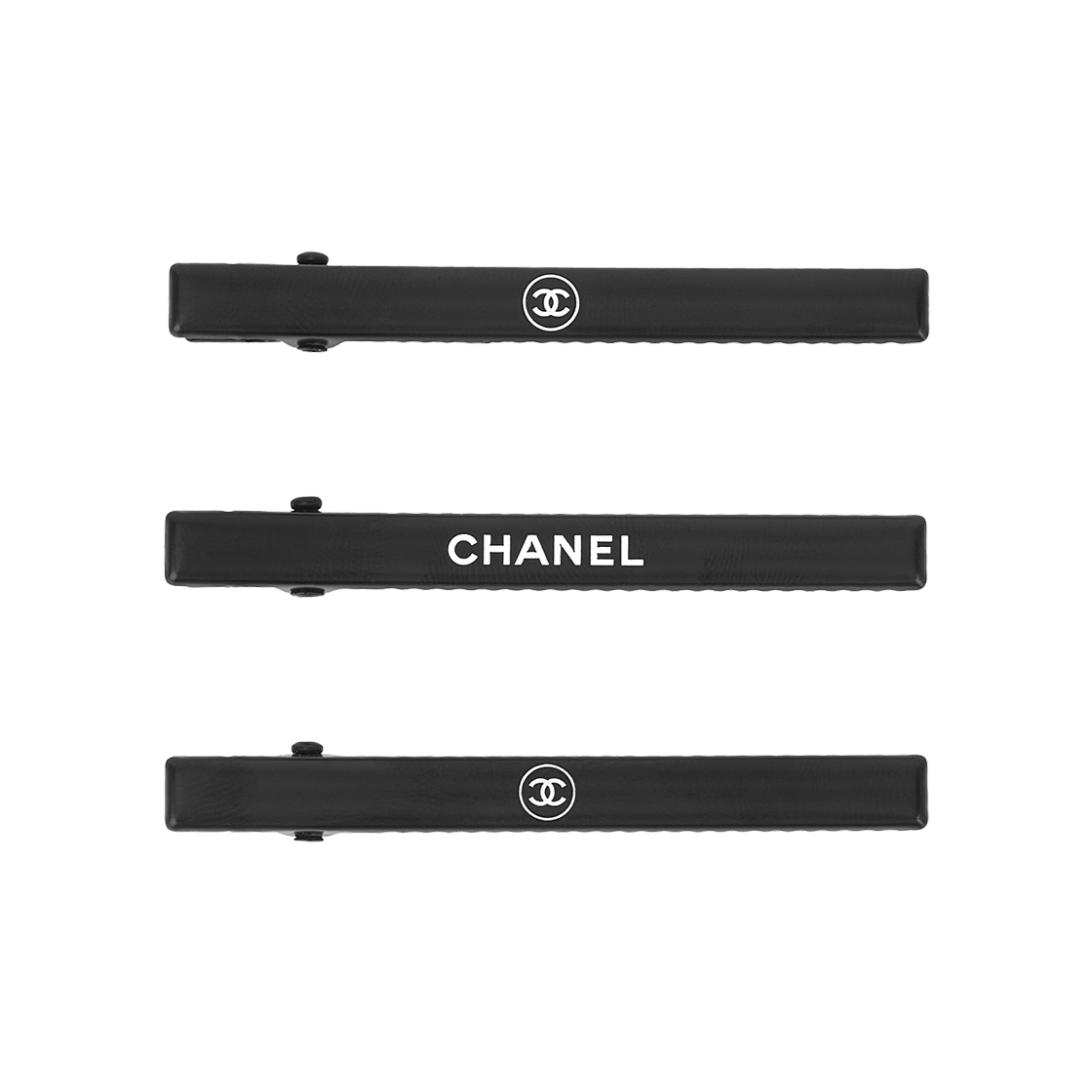 (W) 샤넬 뷰티 헤어 클립 & 블랙((W) Chanel Beauty Hair Clip & Black)