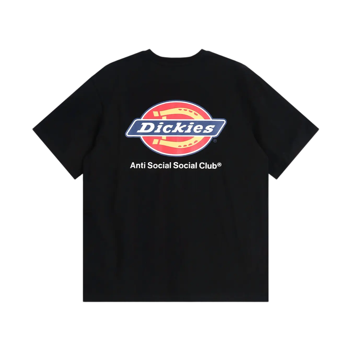 안티 소셜 소셜 클럽 x 디키즈 로고 티셔츠 블랙(Anti Social Social Club x Dickies Logo T-Shirt Black)