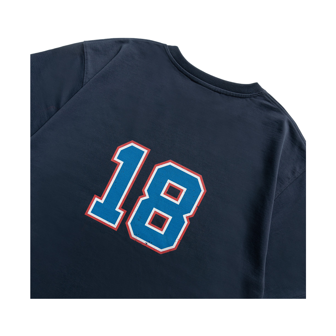 위얼드월드 하트 타워 티셔츠 네이비(Weird World Heart Tower T-shirt Navy) - 4
