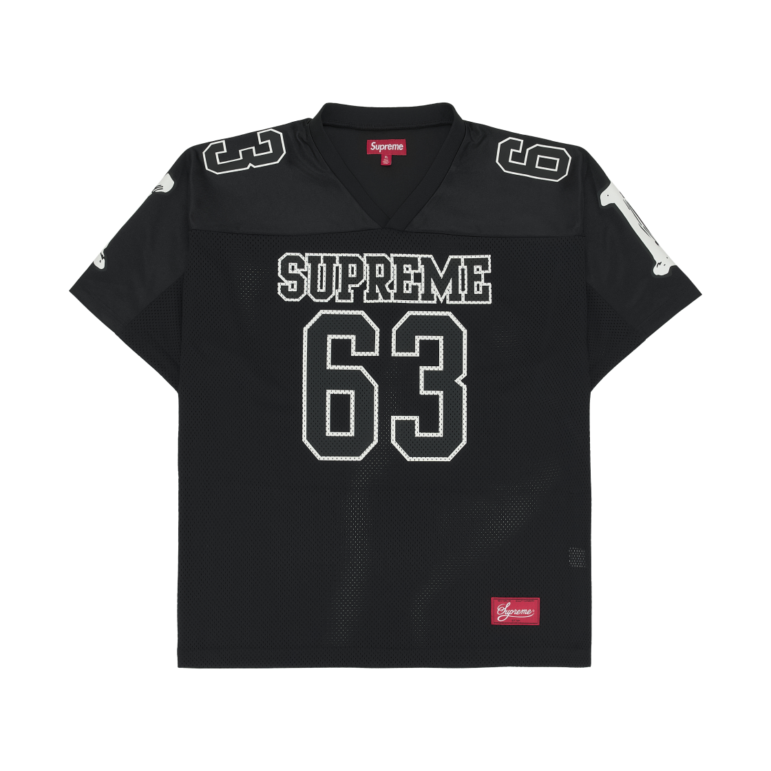 슈프림 본즈 풋볼 저지 블랙 - 25FW(Supreme Bones Football Jersey Black - 25FW)