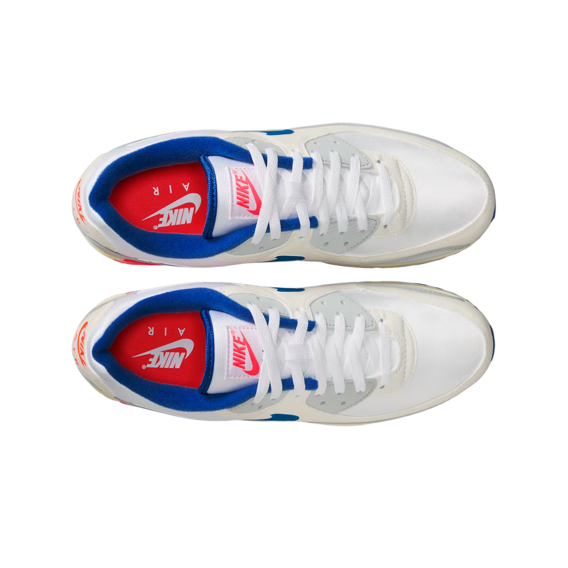 나이키 에어맥스 90 베이스 그레이 앤 스포츠 로얄(Nike Air Max 90 Base Grey and Sport Royal) - 2