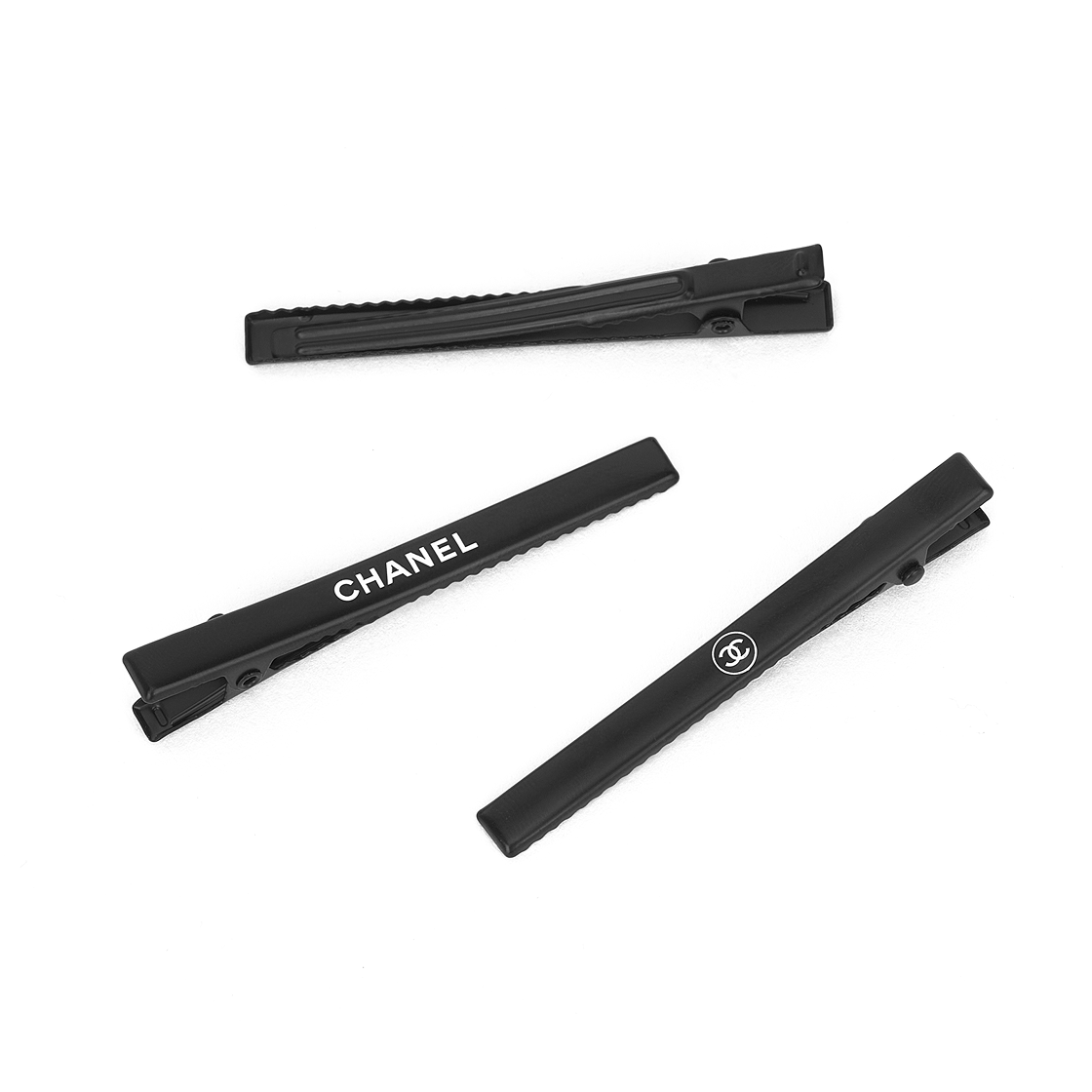 (W) 샤넬 뷰티 헤어 클립 & 블랙((W) Chanel Beauty Hair Clip & Black) - 2