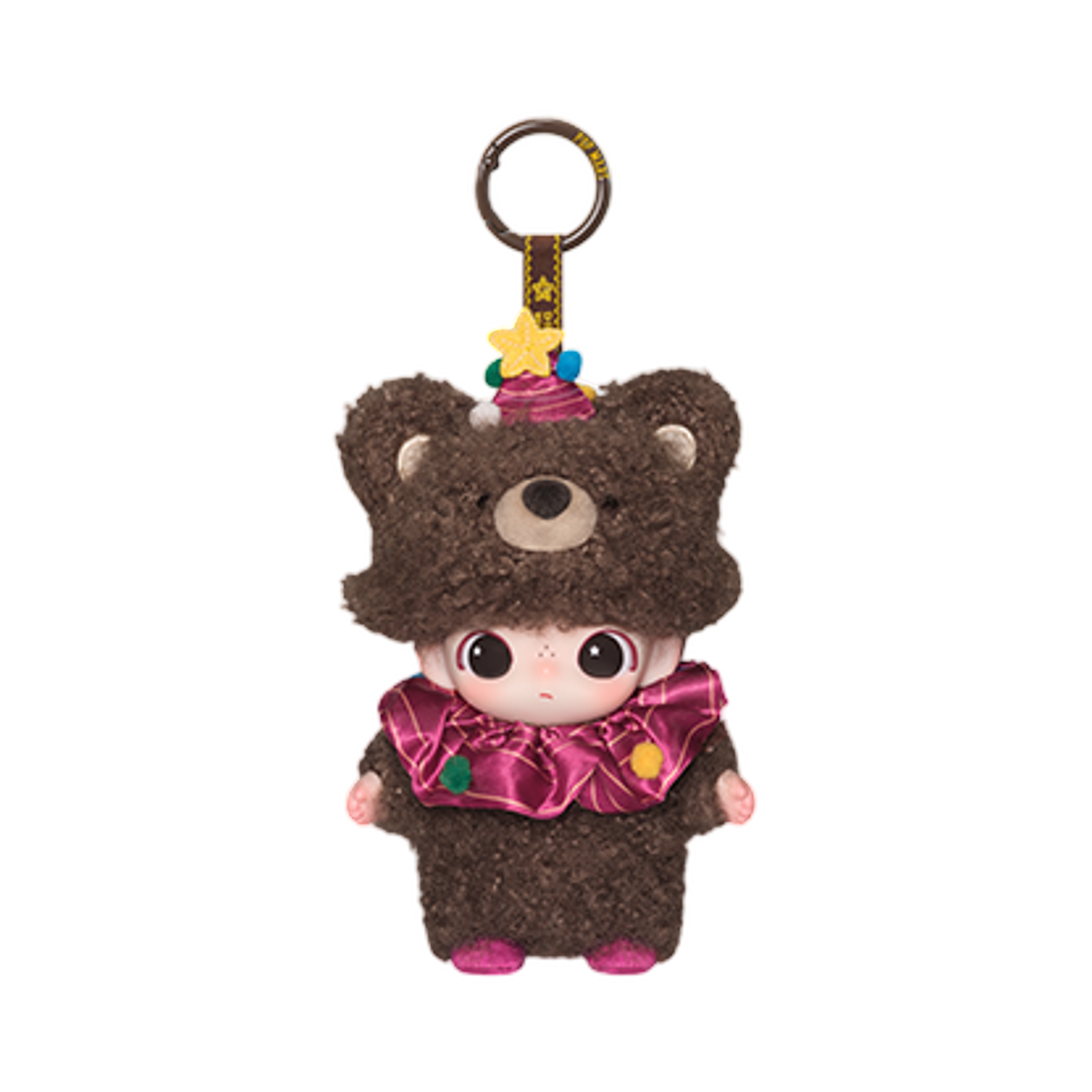 팝마트 디무 비밀 연극단 시리즈 인형 키링 발레 베어 (개봉 박스)(Pop Mart Dimoo The Secret Theatre Club Series Vinyl Plush Pendant Ballet Bear (Opened Case))