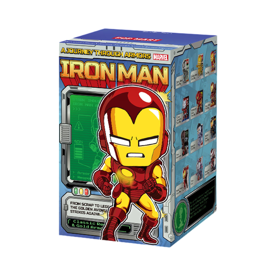 팝마트 마블 아이언맨 슈트 컬렉션 시리즈 미개봉 랜덤박스 (1개입)(Pop Mart Marvel Iron Man A Journey Through Armors Series Figures Sealed Case (1 Blind Box)) - 1