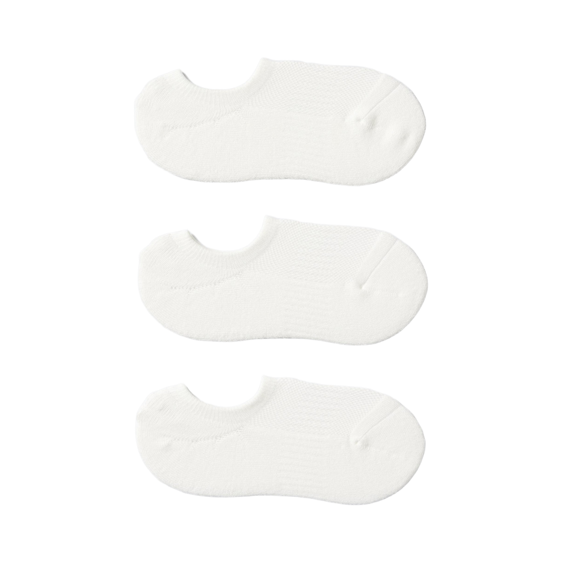 464392-00 (W) Uniqlo Sports Very Short Socks White (3 Pack)