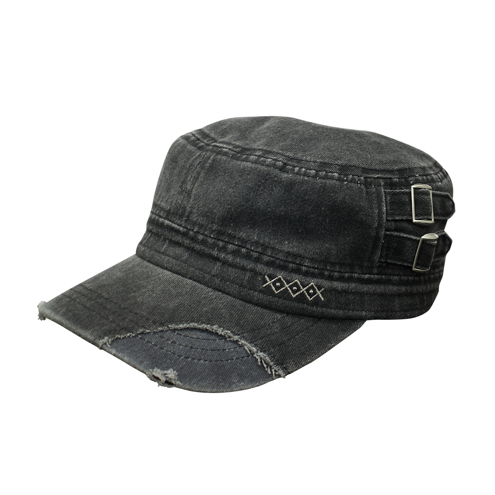 메인부스 패치워크 밀리터리 캡 차콜(MAINBOOTH Patchwork Military Cap Charcoal) - 4