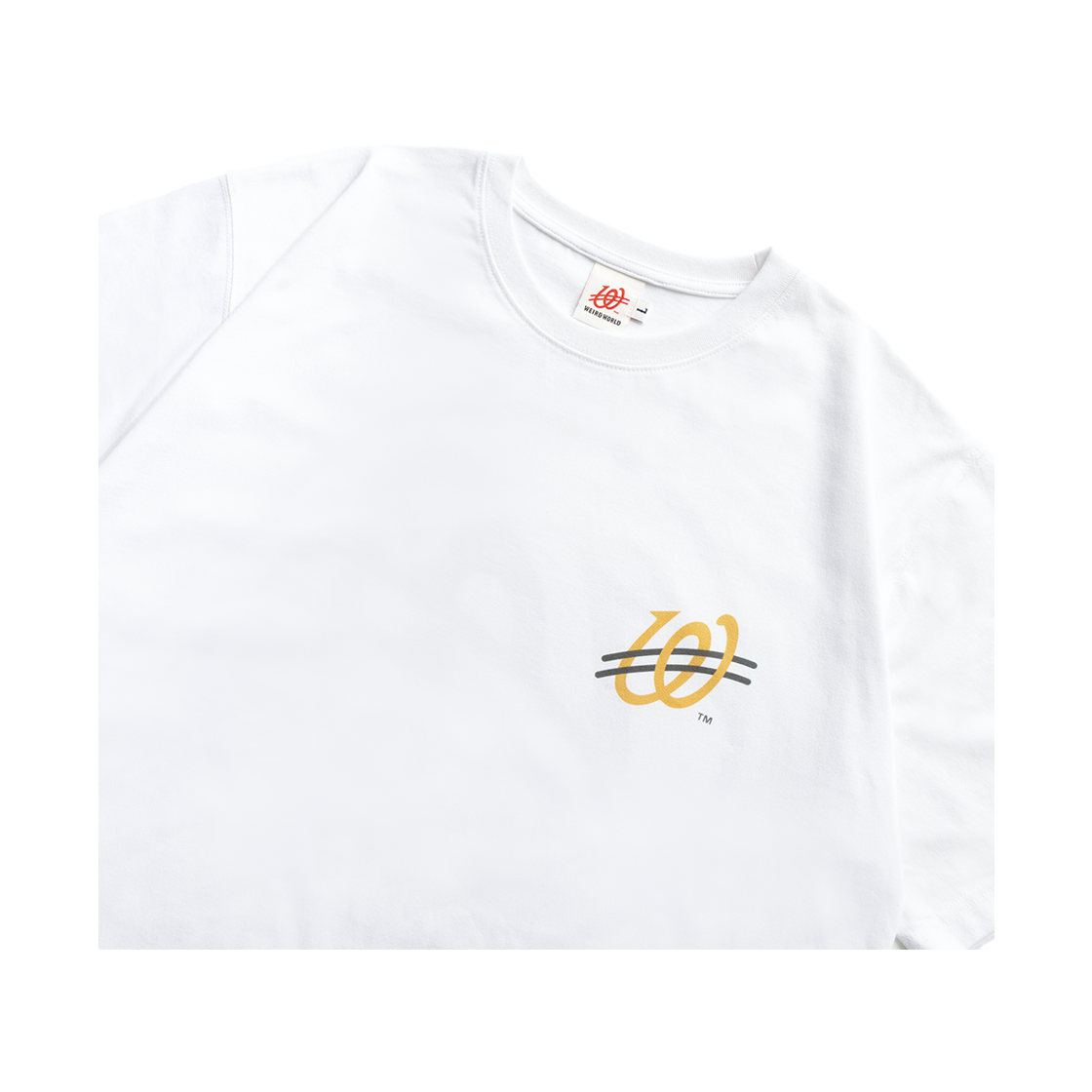 위얼드월드 카모플라쥬 서클로고 티셔츠 화이트(Weird World Camouflage Circle Logo T-shirt White) - 3