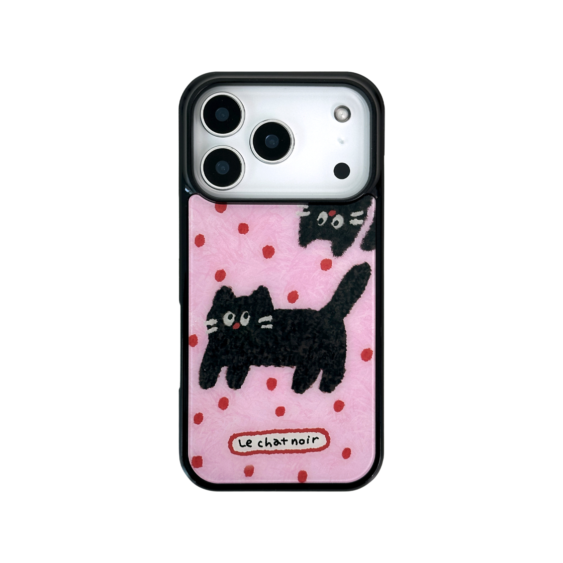 0002 NINETEENFRIDAY Fur Cat Magsafe Epoxy Case -  PINK