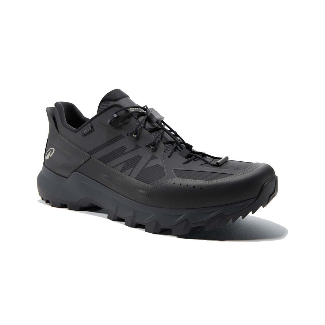 데카트론 남성 경량 하이킹화 소프터 MH500 스모크 블랙(DECATHLON Men's Lightweight Hiking Shoes Softer MH500 Smoke Black) - 2