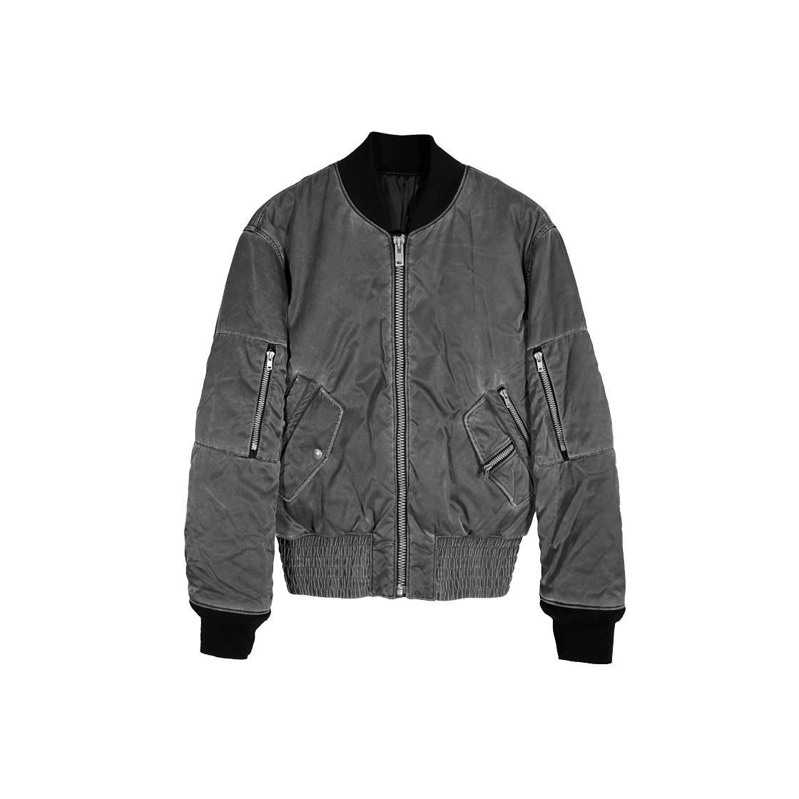 ITJK62637KRW Maison Margiela 16FW Men Stitched Wash Bomber Jacket