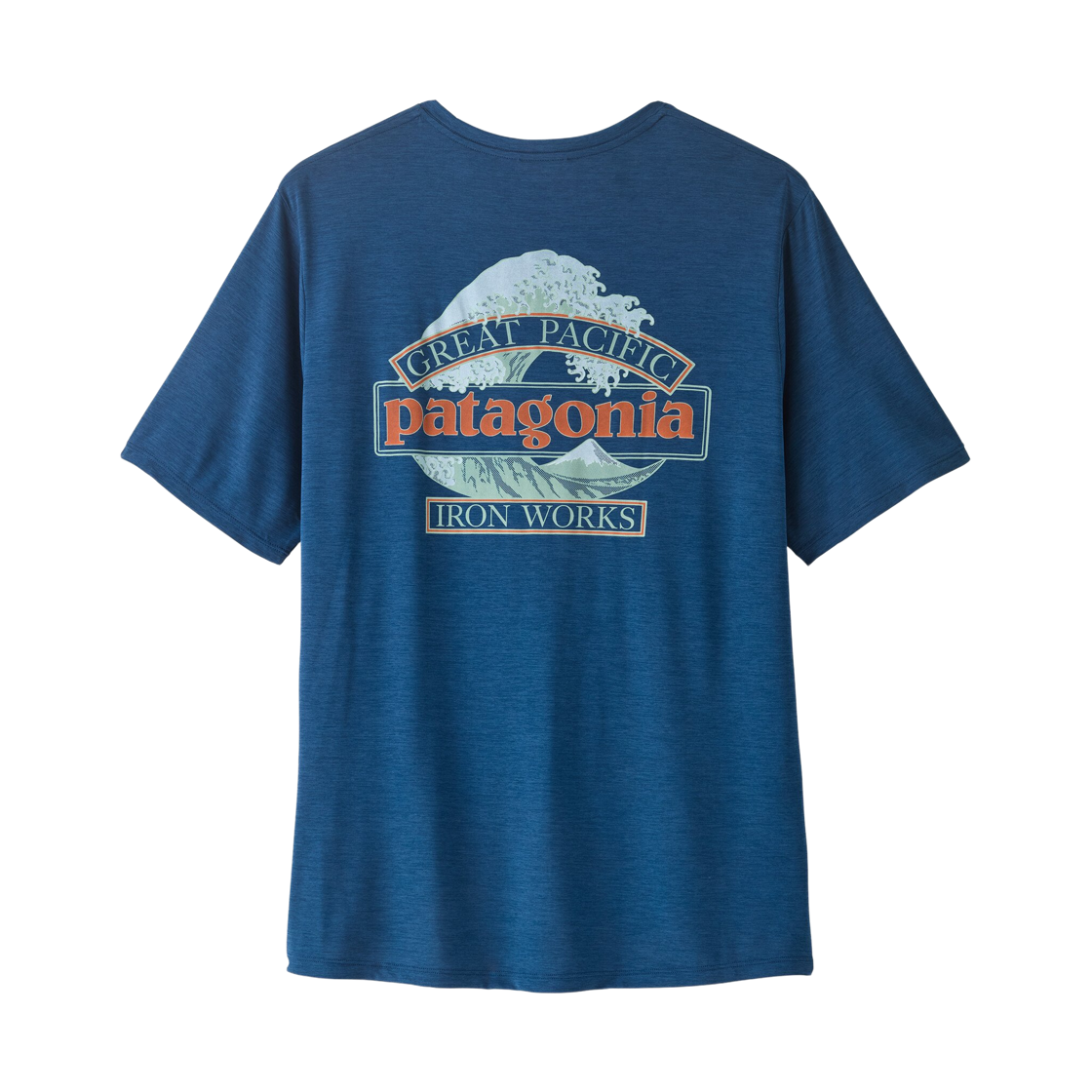 45456 Patagonia Great Waves Capilene Cool Daily Shirt Clement Blue Light Clement Blue X-Dye