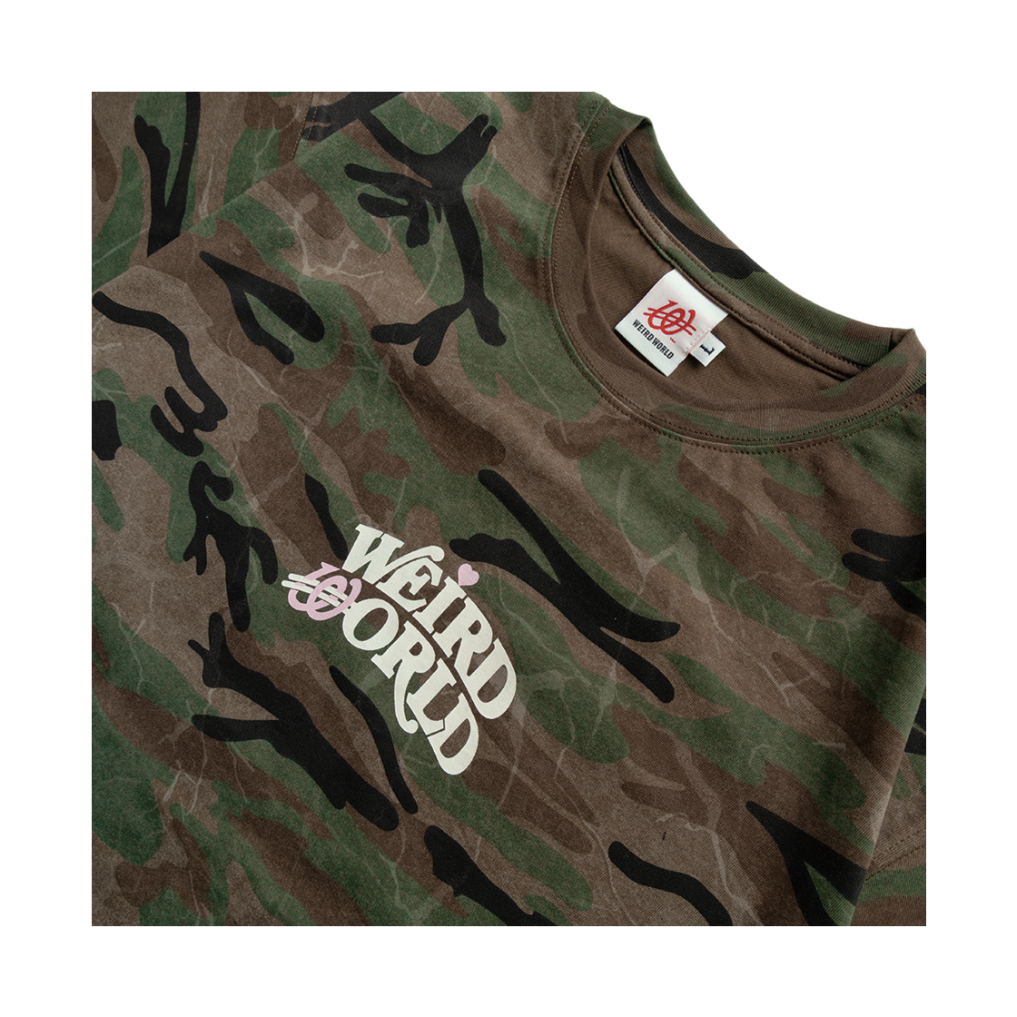 위얼드월드 아크로고 카모플라쥬 티셔츠(Weird World Acro Logo Camouflage T-shirt) - 3