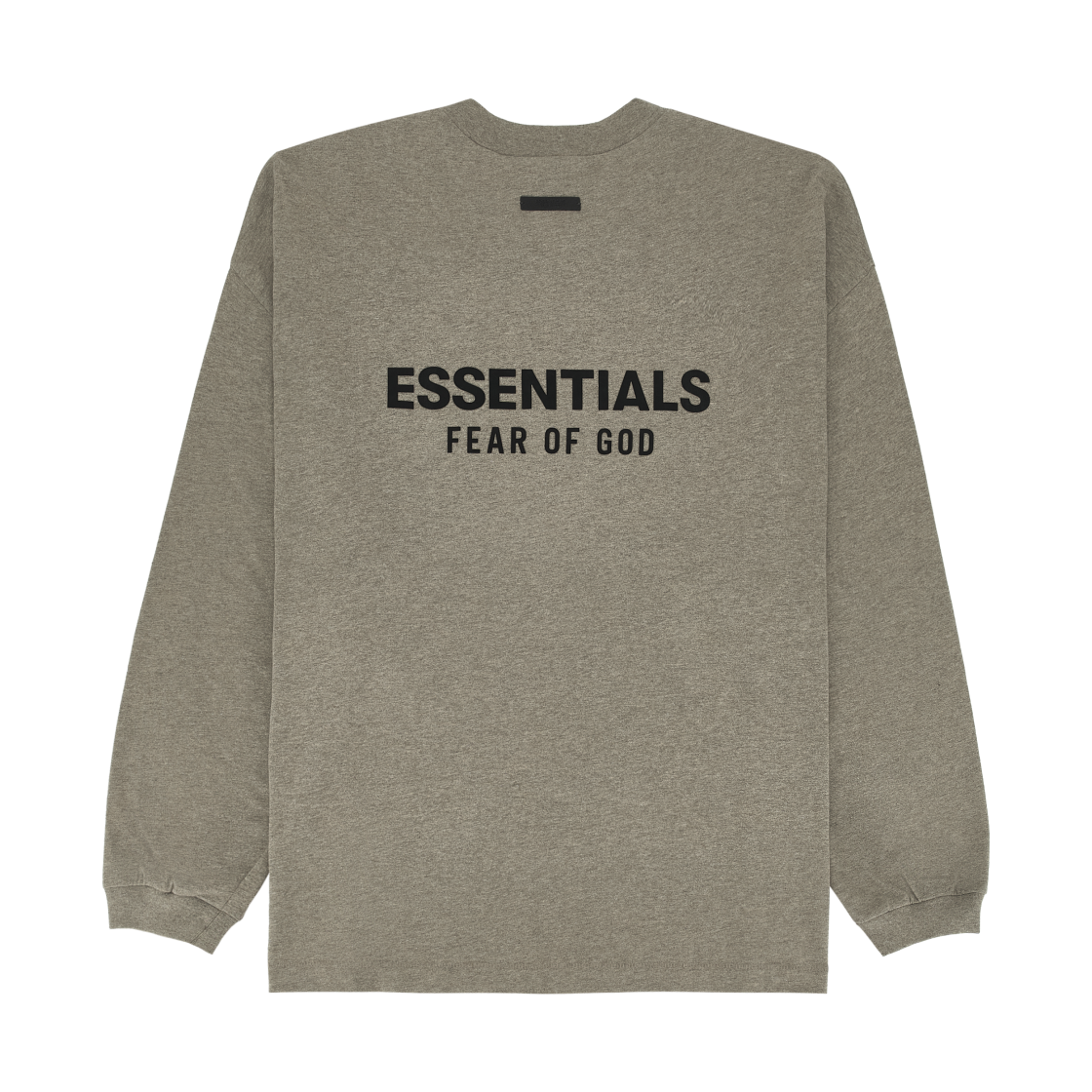에센셜 저지 롱슬리브 티셔츠 헤더 그레이 - 24FW(Essentials Jersey Long Sleeve T-Shirt Heather Grey - 24FW)