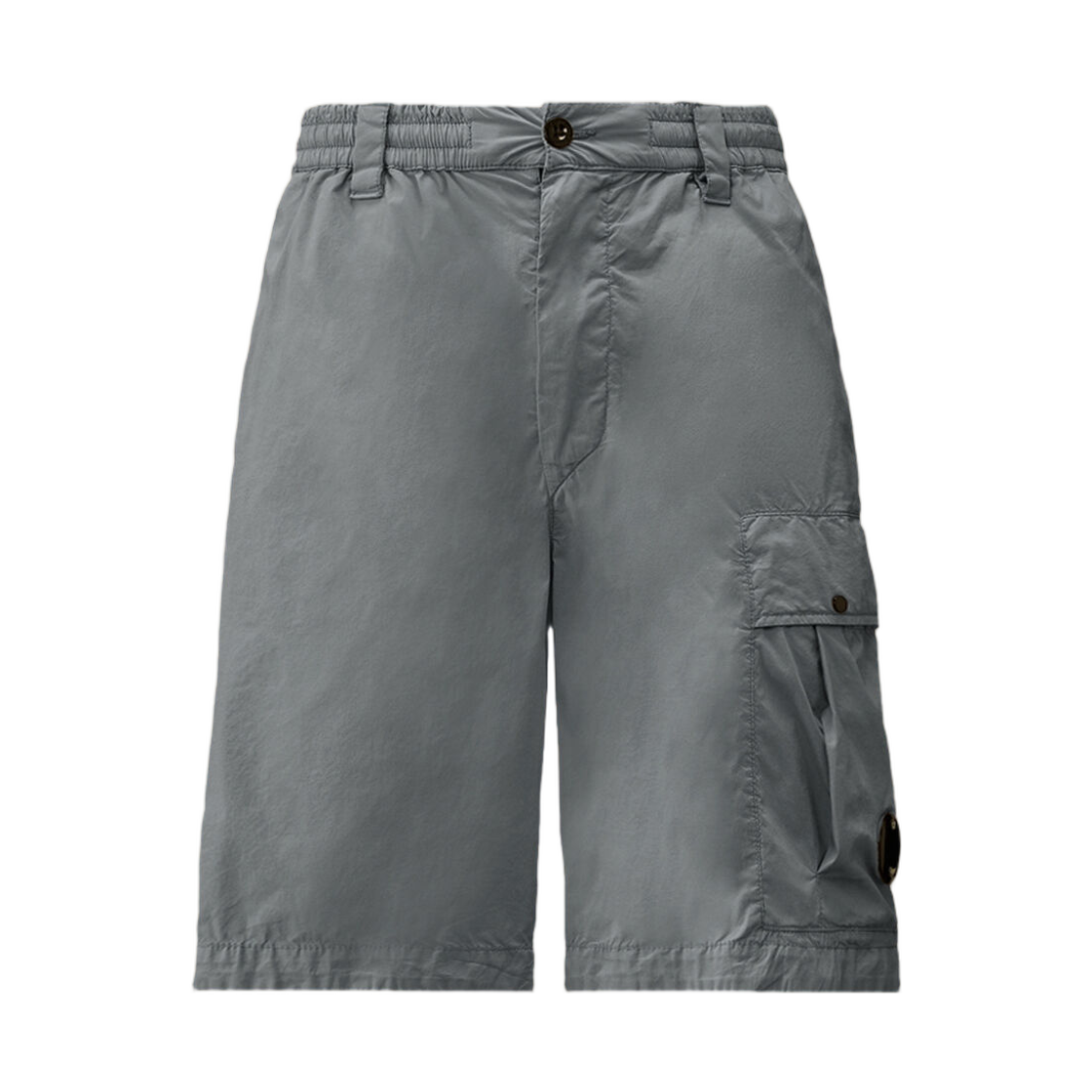 C.P. 컴퍼니 50 필리 스트레치 루즈 렌즈 카고 쇼츠 실버 블루 - 26SS(C.P. Company 50 Fili Stretch Loose Lens Cargo Shorts Silver Blue - 26SS) - 1