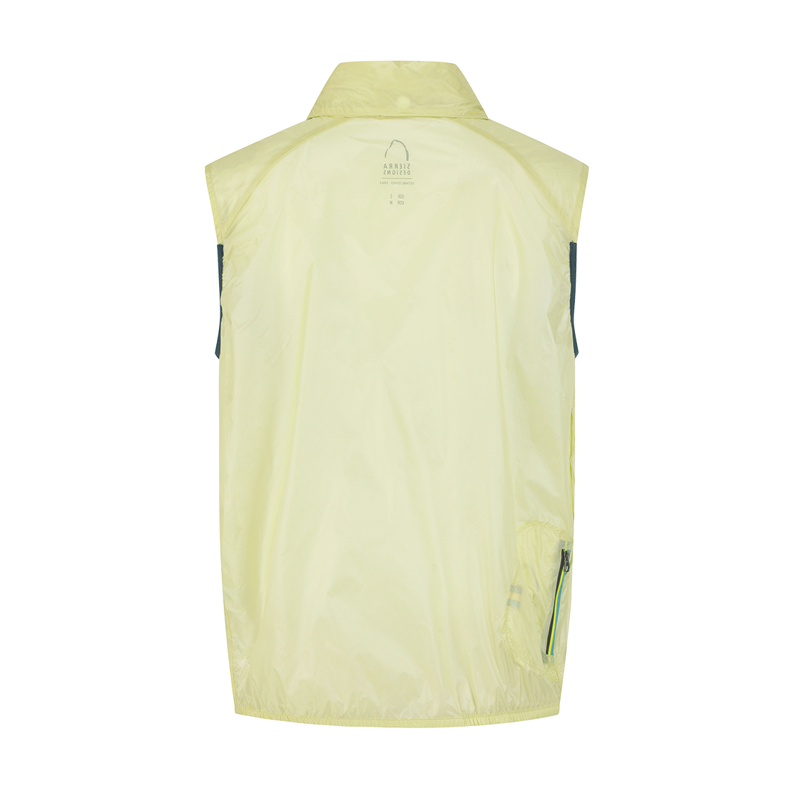 시에라디자인 W 에어피크 초경량 윈드쉘 베스트 옐로우(SIERRA DESIGNS W AIRPEAK Ultra Light Windwhell Vest Yellow) - 2