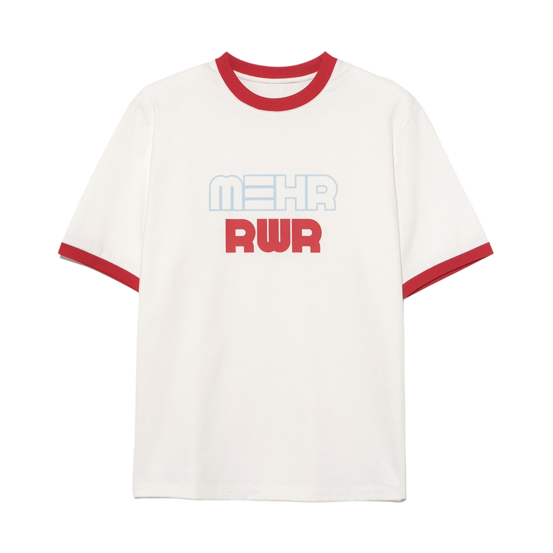 [KREAM 단독] 런위더 x 메어 링거 티셔츠 화이트([KREAM 단독] RWR x MEHR Ringer T-Shirt White)