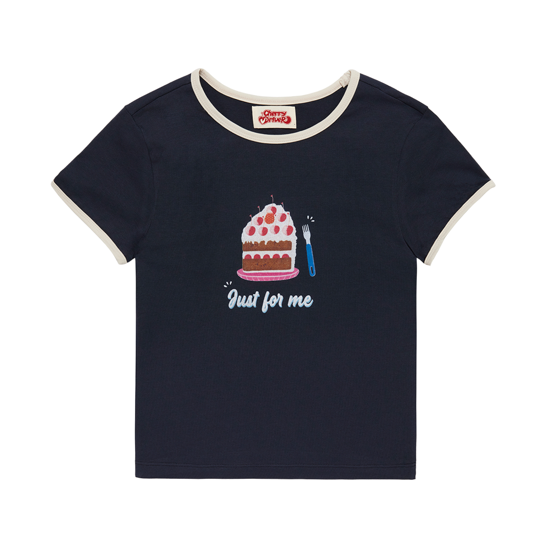 체리드라이버 저스트 포 미 티셔츠 - 체리 케이크 에디션(Cherry Driver Just For Me Tee - Cherry Cake Edition)
