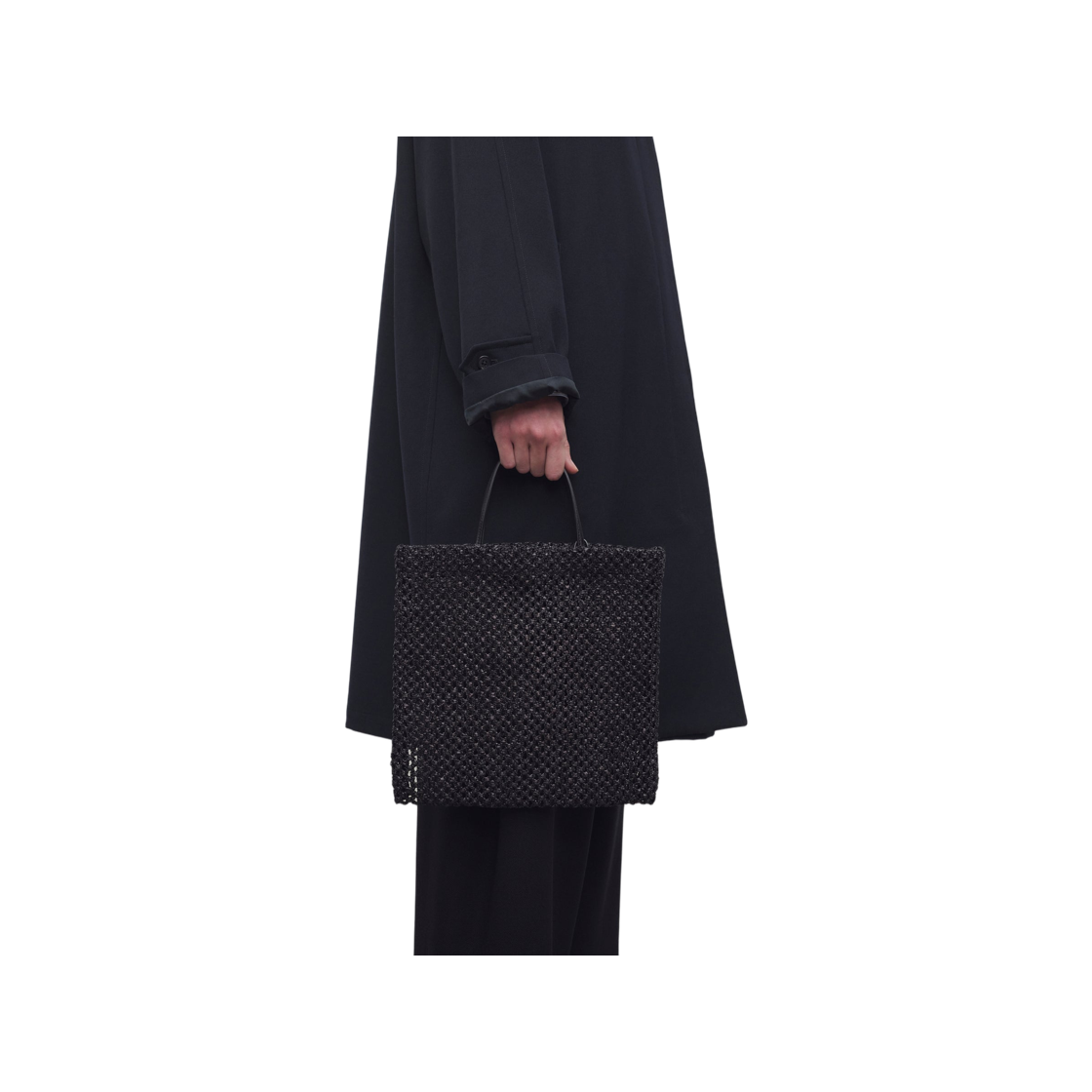 더 로우 미니 반 토트백 블랙(The Row Mini Barn Tote Bag Black) - 3