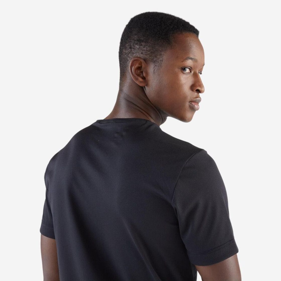 데카트론 남성 러닝 반팔 티 런 드라이 100 스모크 블랙(DECATHLON Men's Running Short-Sleeved T-Shirt Run Dry 100 Smoke Black) - 6