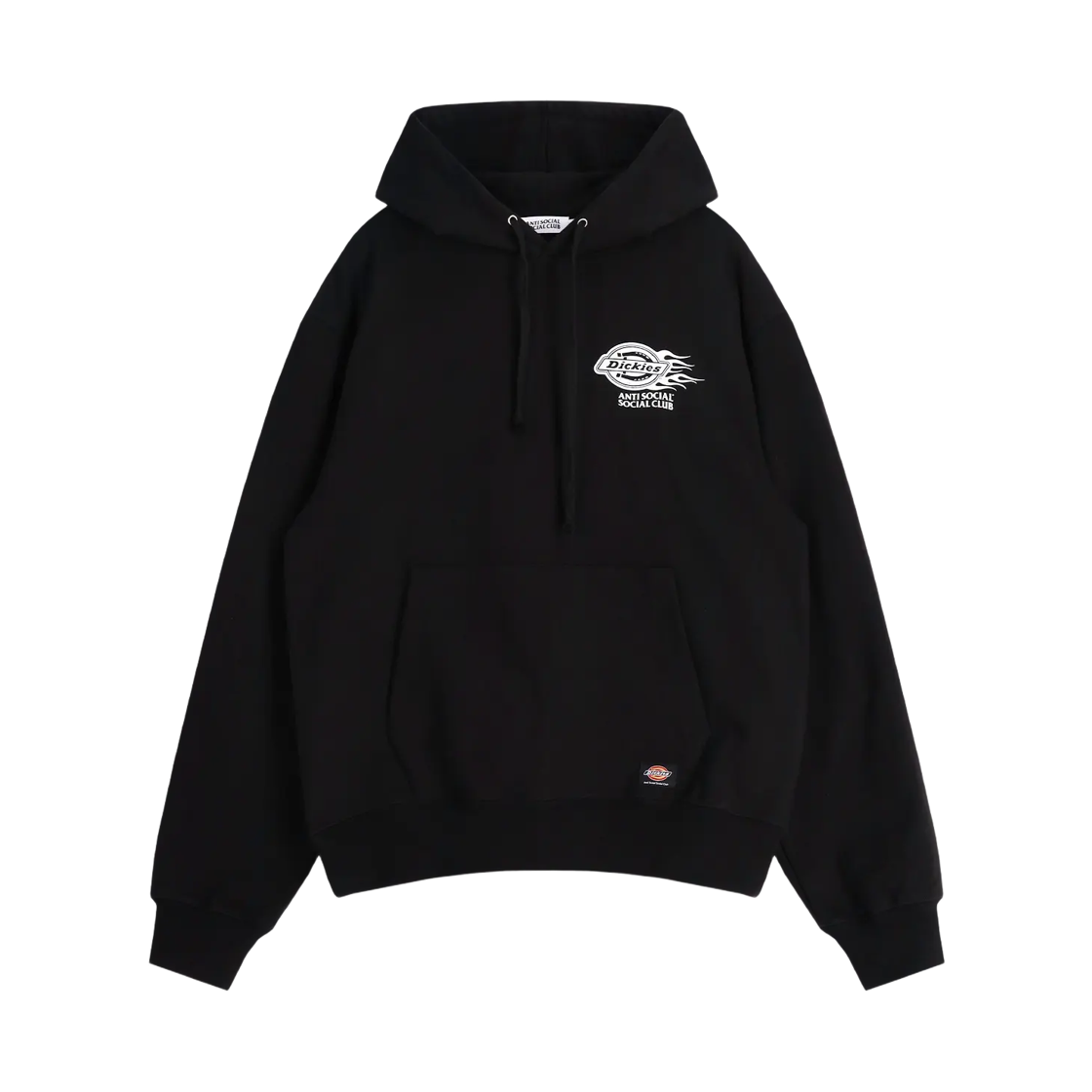 안티 소셜 소셜 클럽 x 디키즈 플레임 후드 블랙(Anti Social Social Club x Dickies Flame Hoodie Black) - 2
