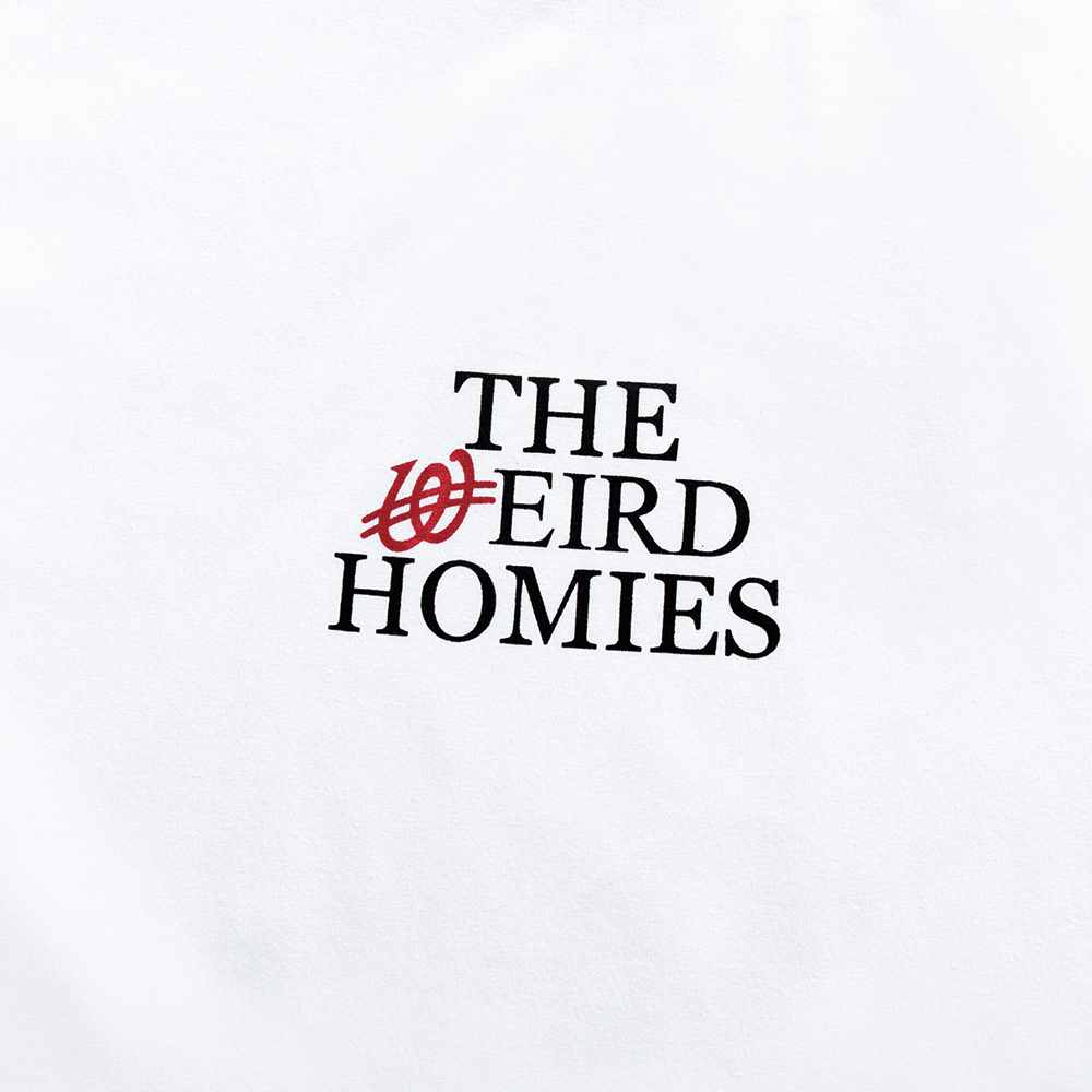 위얼드월드 위얼드호미 티셔츠 화이트(Weird World Weird Homie T-shirt White) - 4