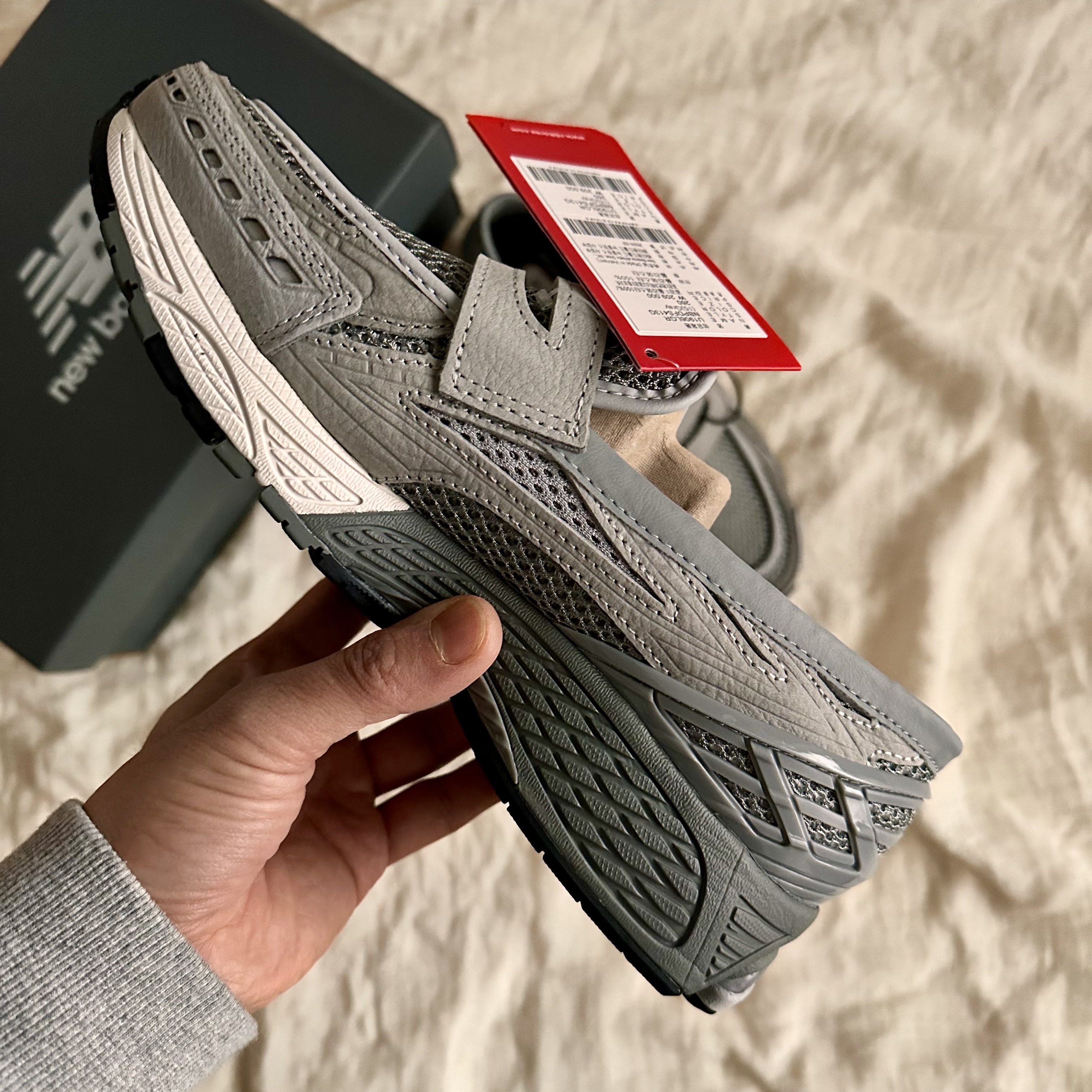 New Balance 1906L Raincloud Slate Grey - D Standard 착용 스타일 - 4