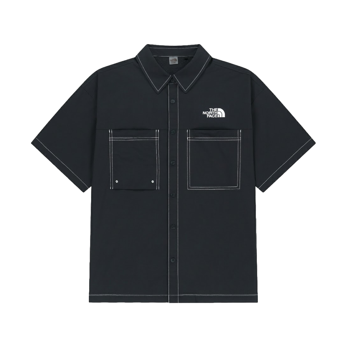 NH8SS01J The North Face White Label Icepulse Shirt Dark Navy- 26SS