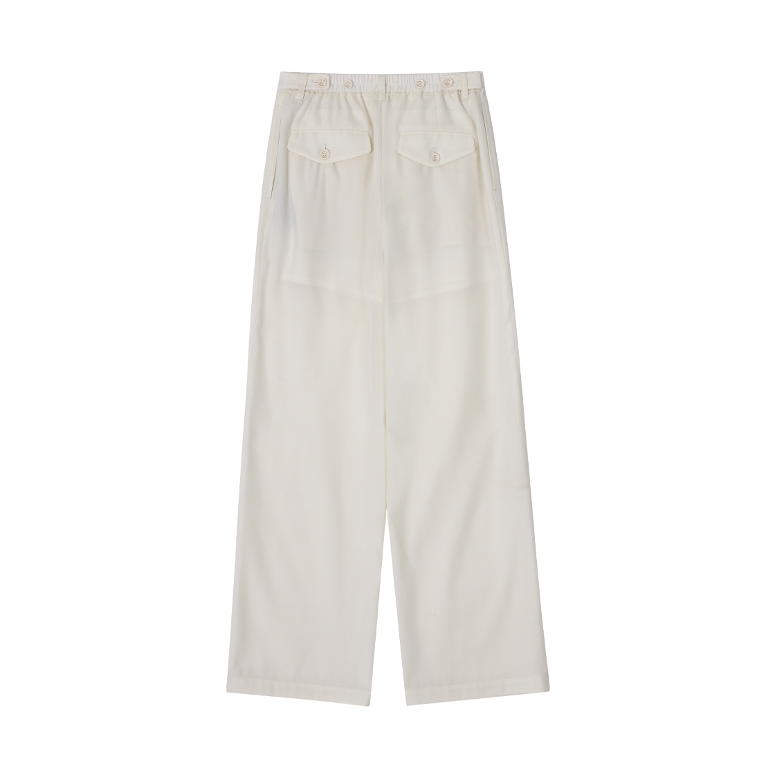 (W) 송지오 스트레이트 플레어 팬츠 아이보리((W) SONGZIO Straight Flare Pants Ivory) - 2