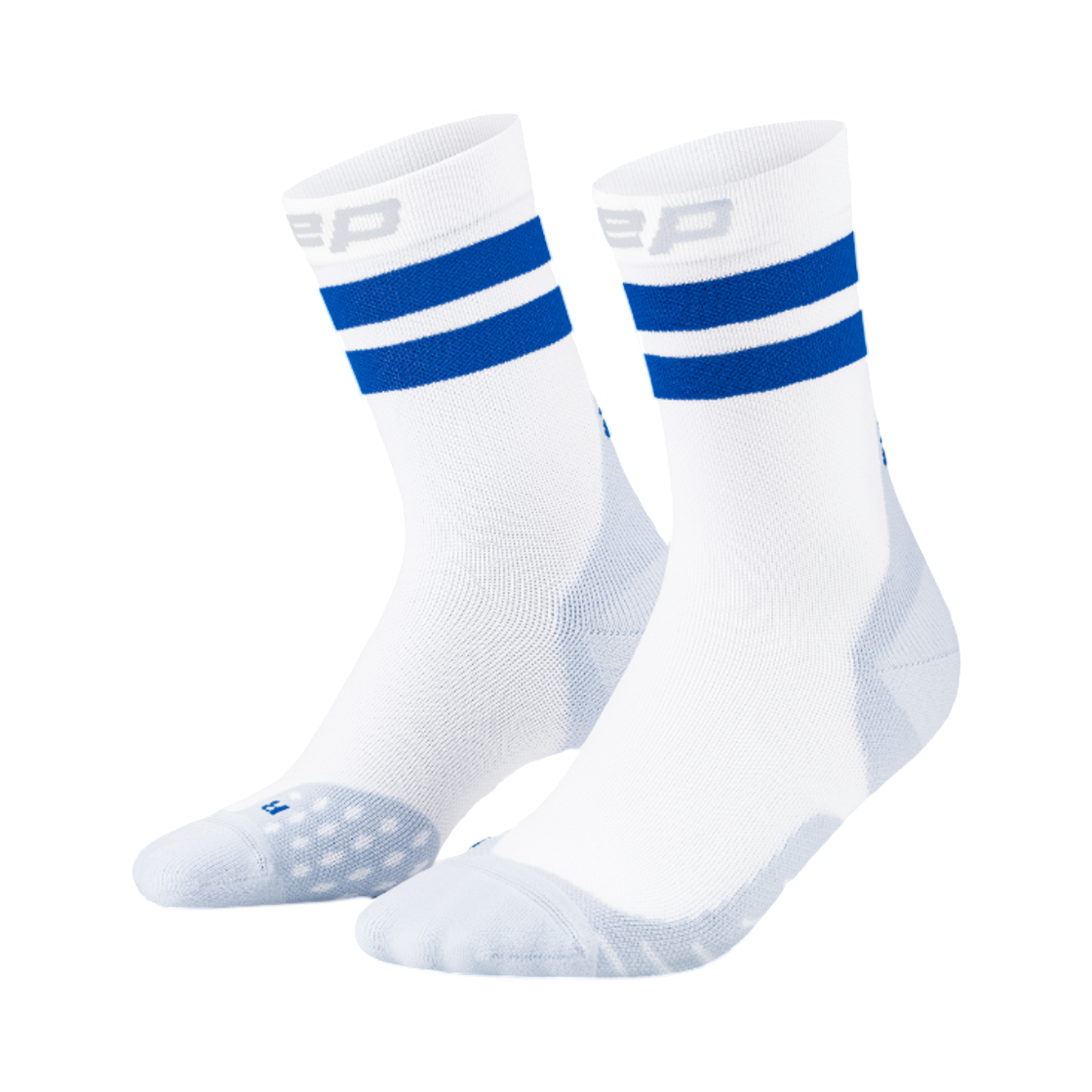 CEP 런 에브리데이 삭스 미드 컷 라이트 블루 블루(CEP Run Everyday Socks Mid Cut Light Blue Blue) - 1