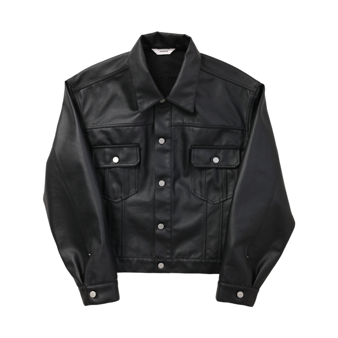논노드 컬바 트러커 코티드 데님 블랙(Nonnod Curva Trucker Coated Denim Black)