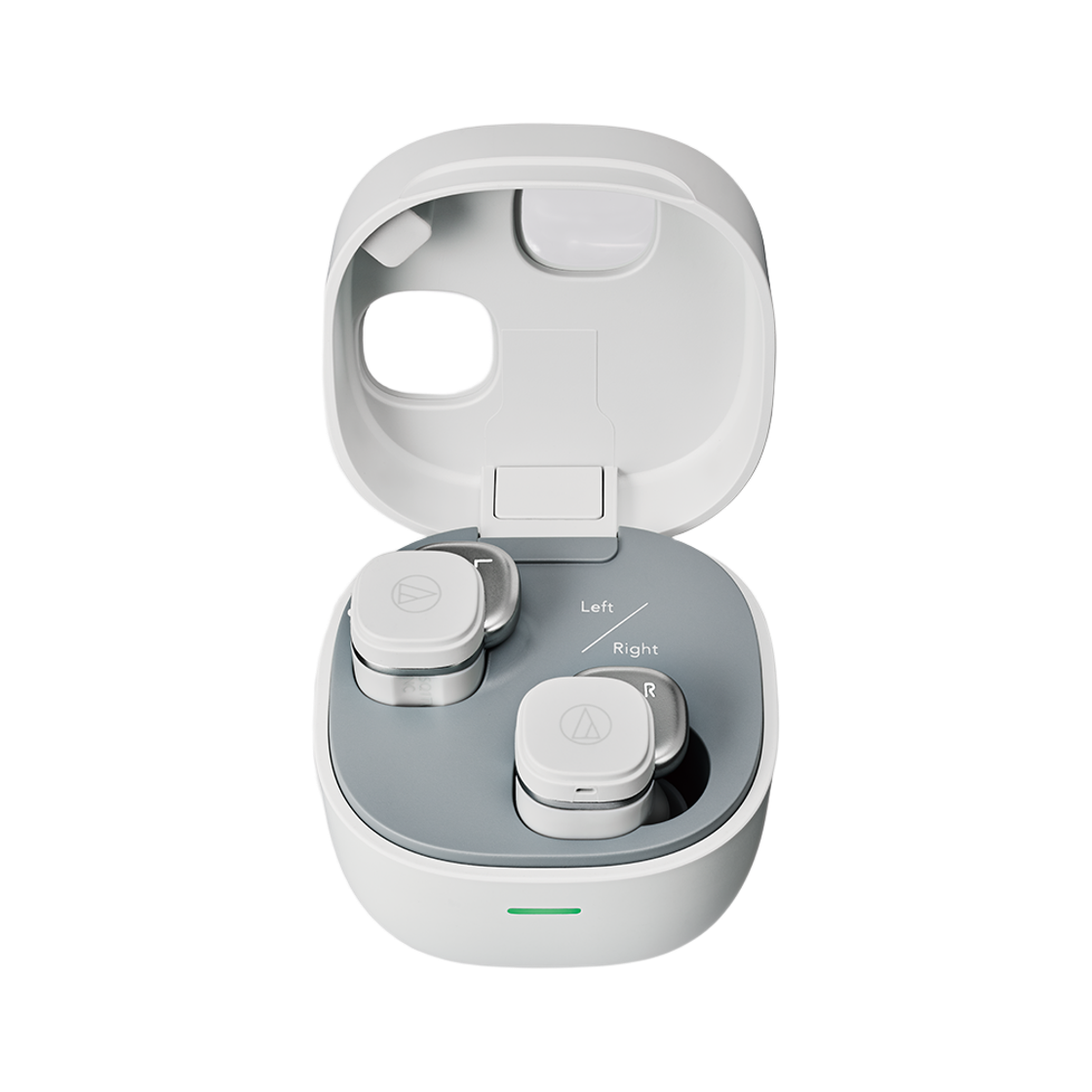 오디오테크니카 ATH-SQ1TW2NC 소형 완전 무선 블루투스 이어폰 그레이(Audio-Technica ATH-SQ1TW2NC Wireless Earbuds Gray)
