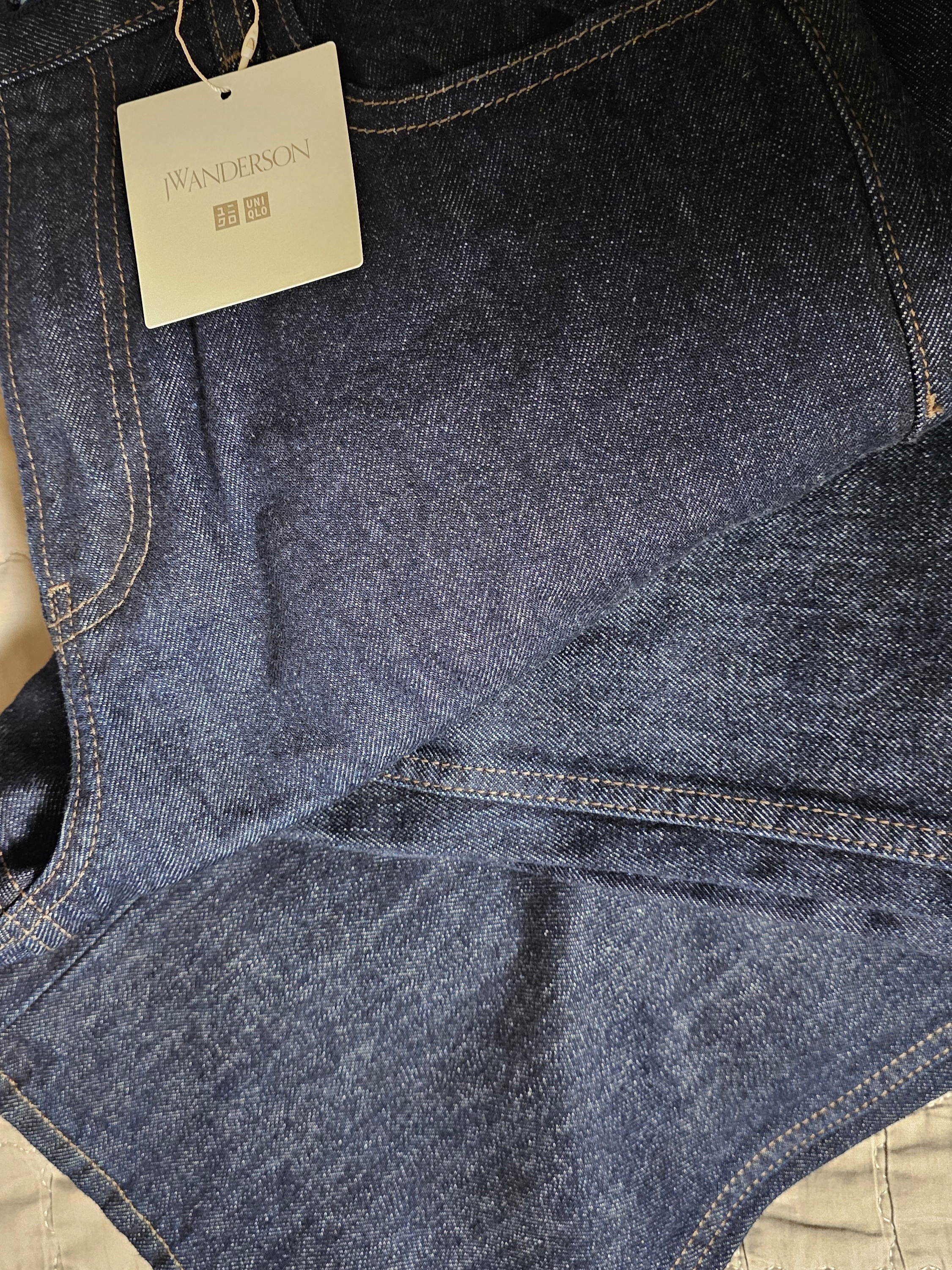 Uniqlo x JW Anderson Straight Jean Blue - KR 착용 스타일