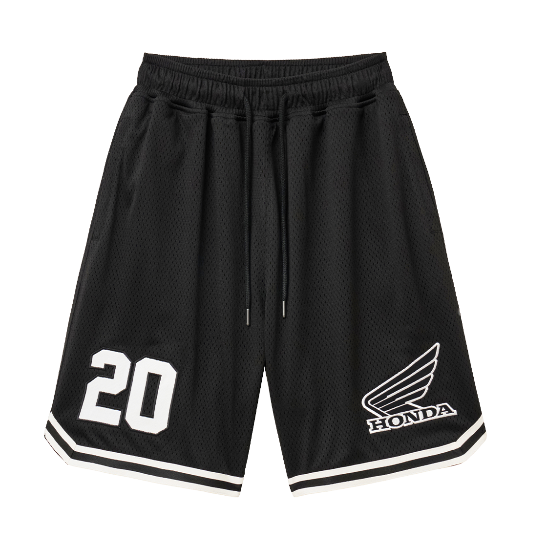 혼다 립 메쉬 저지 쇼츠 블랙(Honda Lip Mesh Jersey Shorts Black) - 1