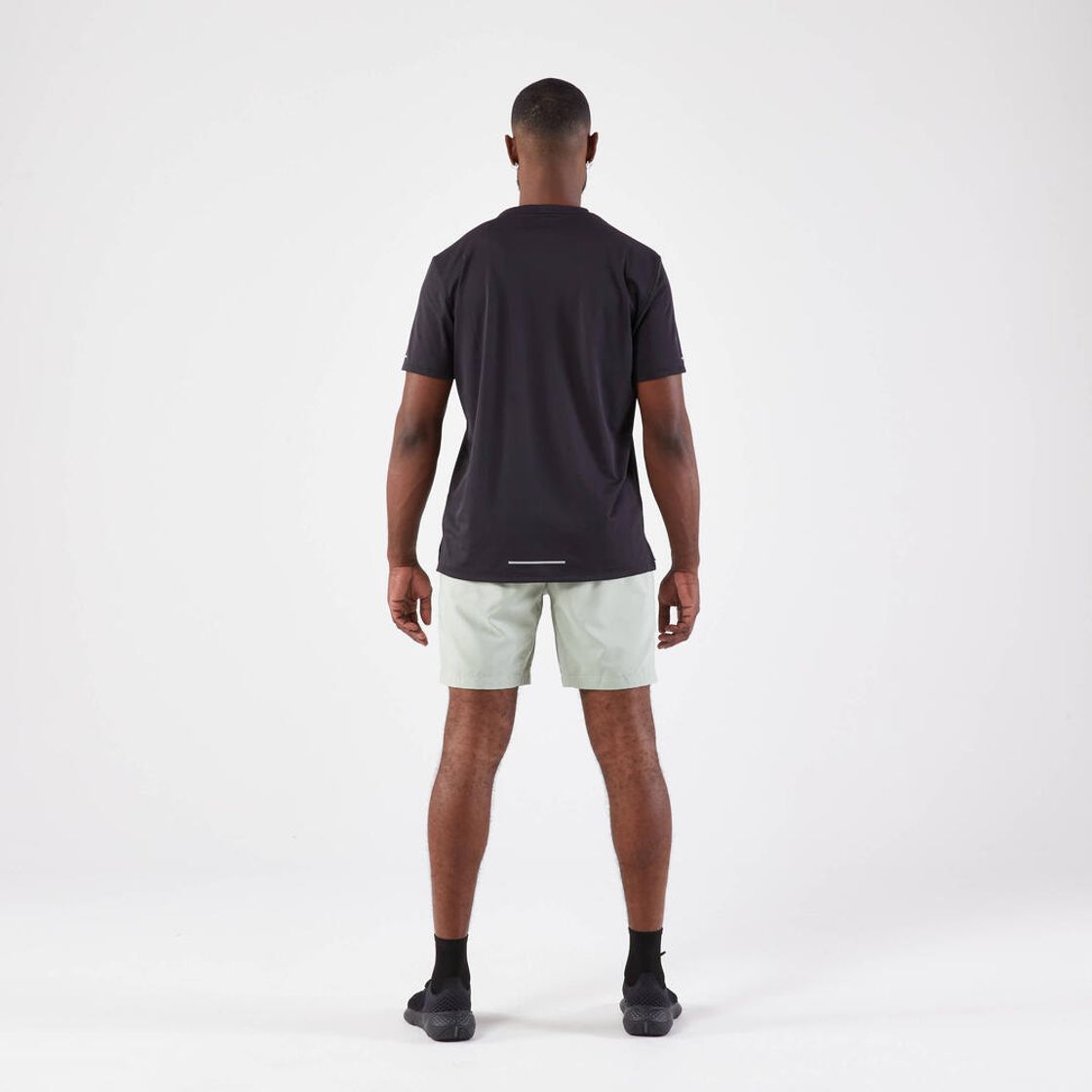 데카트론 남성 러닝 반팔 티 런 드라이 500 스모크 블랙(DECATHLON Men's Running Short-Sleeved T-Shirt Run Dry 500 Smoke Black) - 6