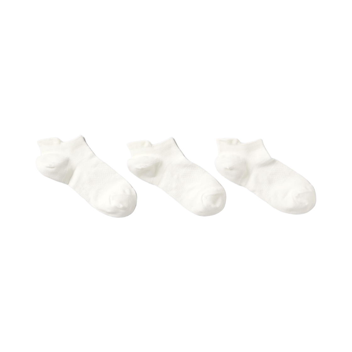 464384-00 (W) Uniqlo Sports Short Socks White (3 Pack)