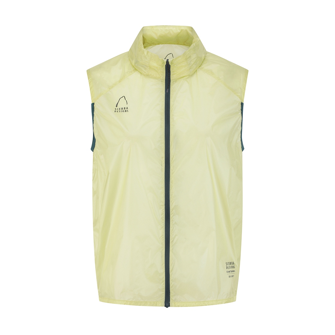 N6222BVT33YLW SIERRA DESIGNS W AIRPEAK Ultra Light Windwhell Vest Yellow