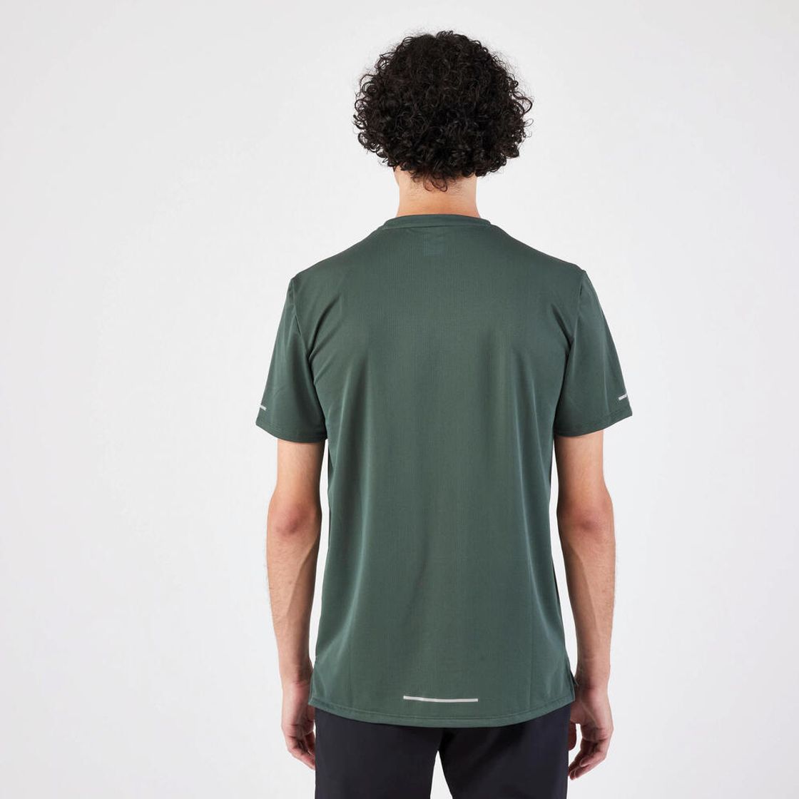 데카트론 남성 러닝 반팔 티 런 드라이 500 스모크 그린(DECATHLON Men's Running Short-Sleeved T-Shirt Run Dry 500 Smoke Green) - 3