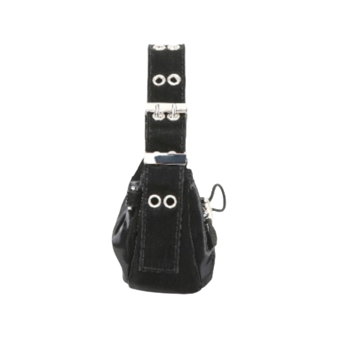 이에이에 베이비 사샤 백 미니백 글로시 블랙(YIEYIE Y.15 Baby Sasha Bag BB23 Glossy Black) - 3
