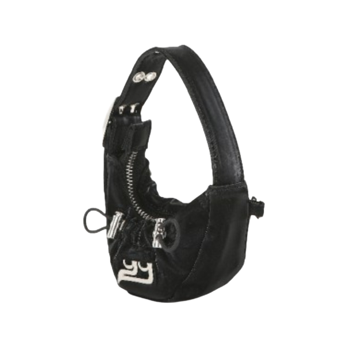 이에이에 베이비 사샤 백 미니백 글로시 블랙(YIEYIE Y.15 Baby Sasha Bag BB23 Glossy Black) - 2