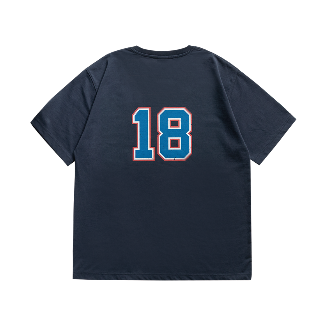 위얼드월드 하트 타워 티셔츠 네이비(Weird World Heart Tower T-shirt Navy) - 2