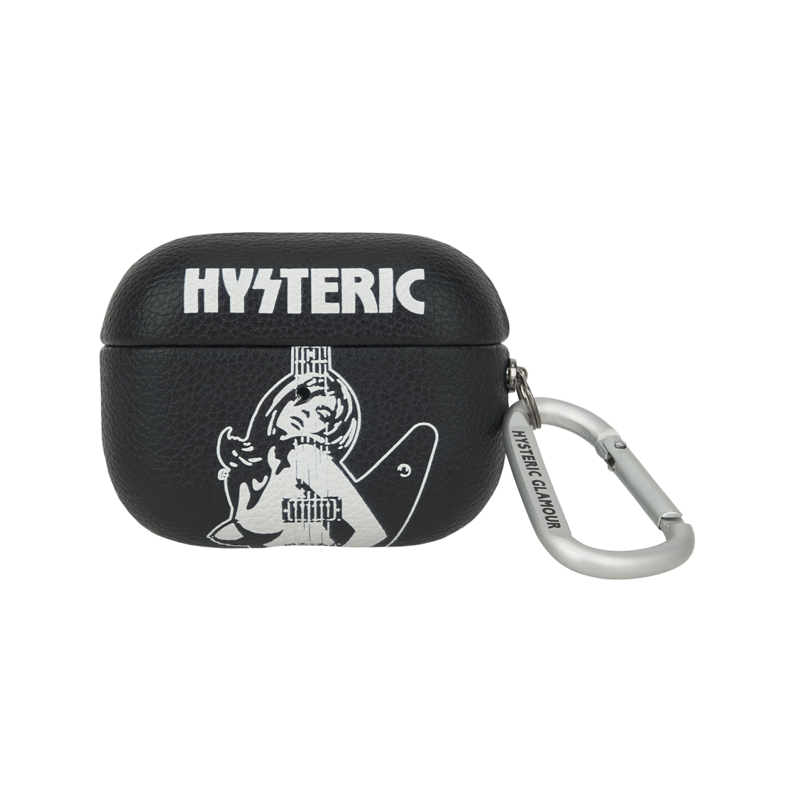 히스테릭 글래머 기타 걸 에어팟 프로 케이스 블랙(Hysteric Glamour Guitar Girl AirPods Pro Case Black)