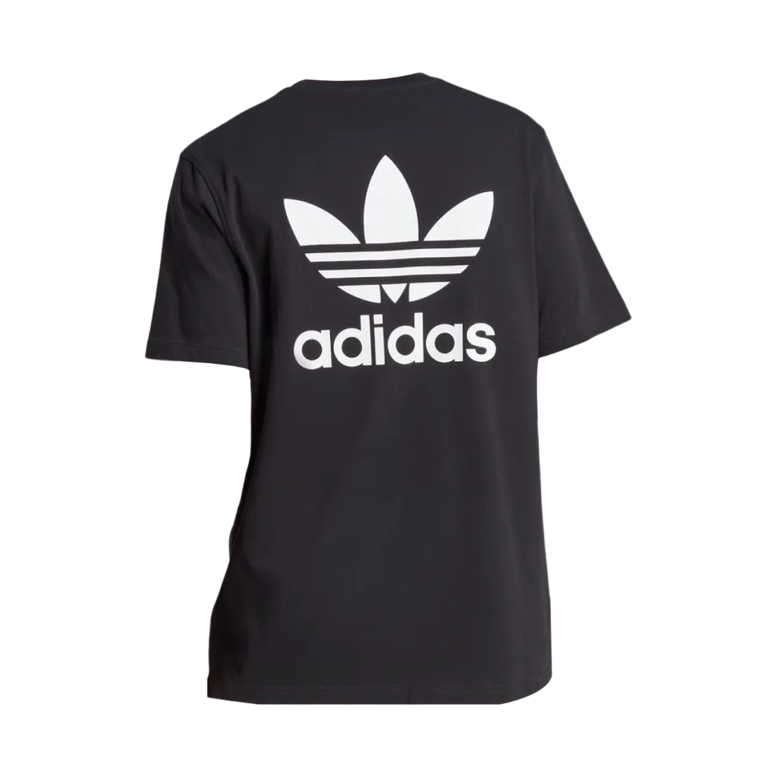 아디다스 아디컬러 클래식 백+프론트 트레포일 박시 티셔츠 블랙 화이트 - KR 사이즈(Adidas Adicolor Classic Back+Front Trefoil Boxy T-Shirt Black White - KR Sizing) - 2