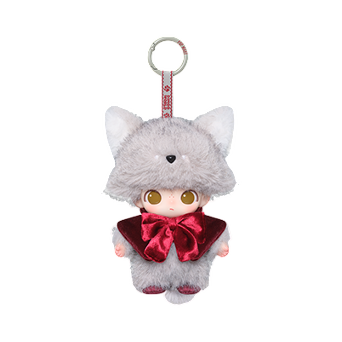 팝마트 디무 비밀 연극단 시리즈 인형 키링 그레니 울프 (개봉 박스)(Pop Mart Dimoo The Secret Theatre Club Series Vinyl Plush Pendant Granny Wolf (Opened Case))