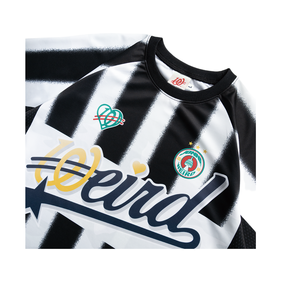 위얼드월드 클럽 레거시 사커저지 블랙(Weird World Club Legacy Soccer Jersey Black) - 3