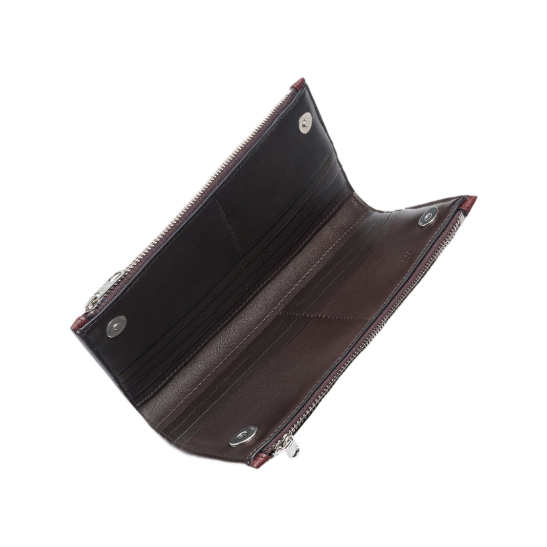 더 로우 멀티 지퍼 월렛 버건디(The Row Multi Zipped Wallet Burgundy) - 3